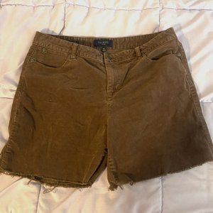 Talbots Corduroy Shorts